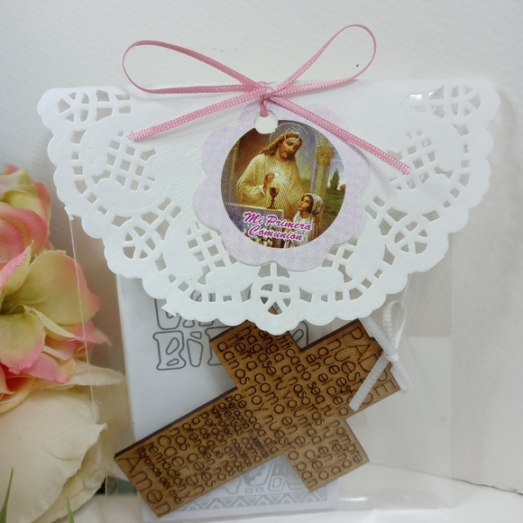 Cross Our Father First Communion Party Favors. Cruz llavero primera comunión. - Picture 7 of 8